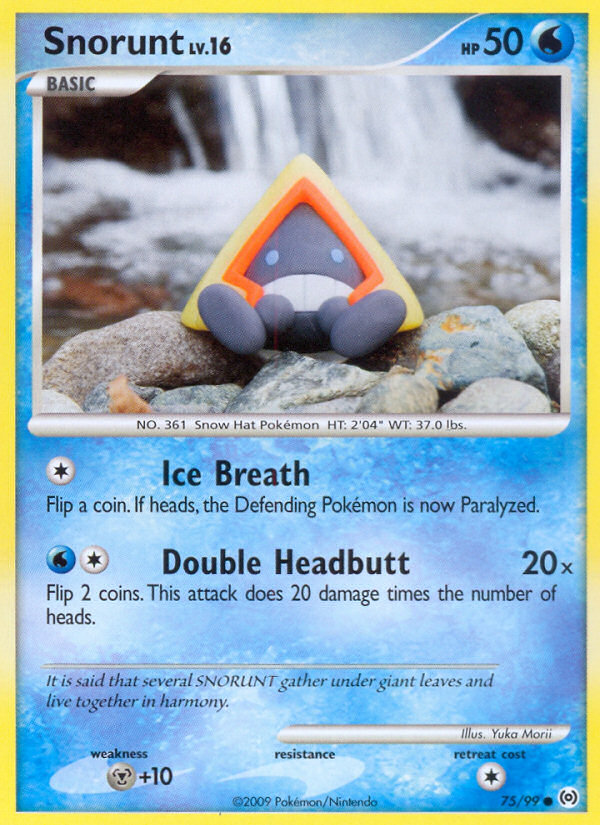 Arceus Set Snorunt #75/99